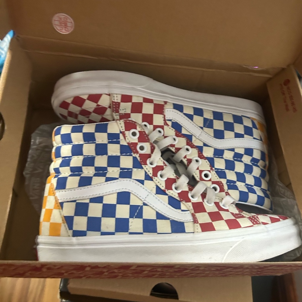 Vans Multicolor Checkered High-Tops
